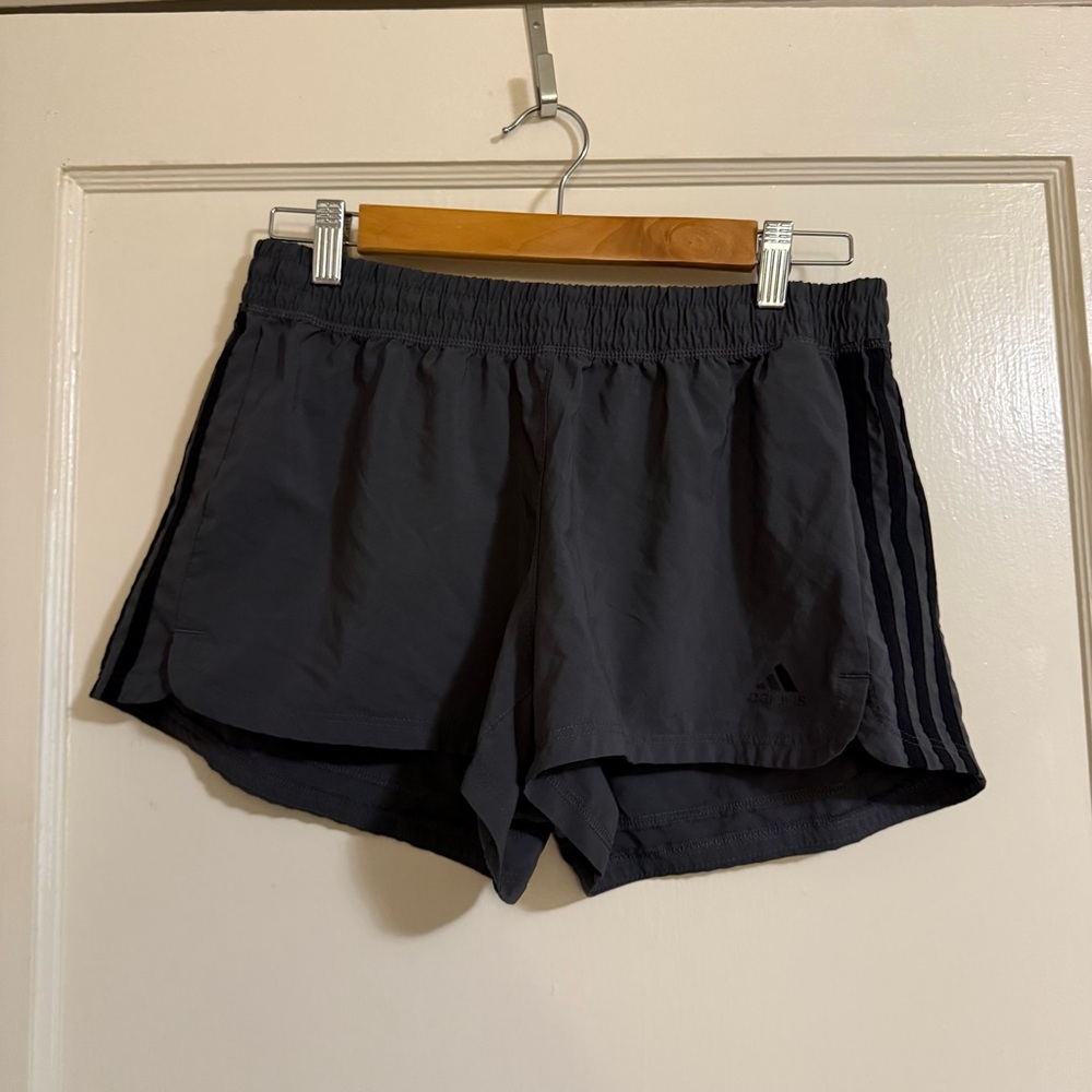 Adidas Women's Dark Charcoal Athletic Shorts